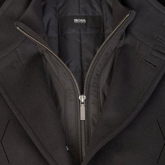 Hugo Boss Coxtan Cashmere Car Coat 44R - Picture 6 of 12